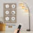 80" 3-light Dimmable 3-color Temperature, Arc Floor Lamps With Remote Control, Modern Tall Standing Lamp-903072196-904990468