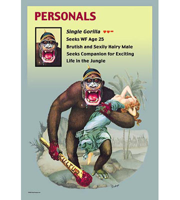 « persons single gorilla » par wilbur pierce, impression