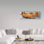 Cosey «Cuban Orange Classic Car in Havana», reproduction de photo sur toile tendue-25680073