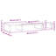  Support pour écran réglable en chêne noir 31,5 x 9,4 x 4,1 po