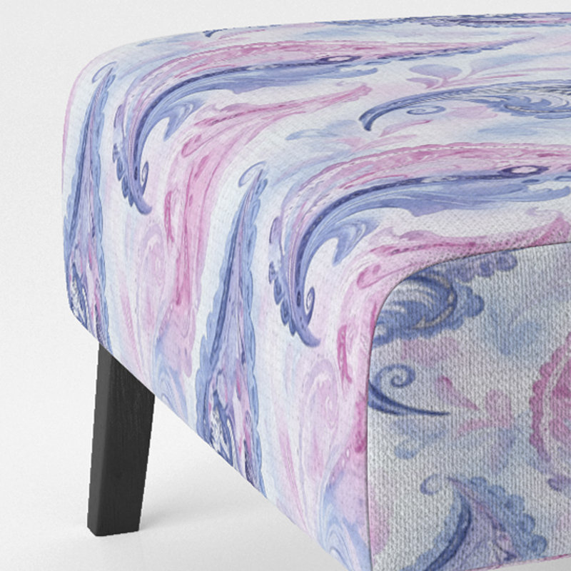 Fauteuil de chambre Modern - Paisley Harmony, Pantoufle sans accoudoirs