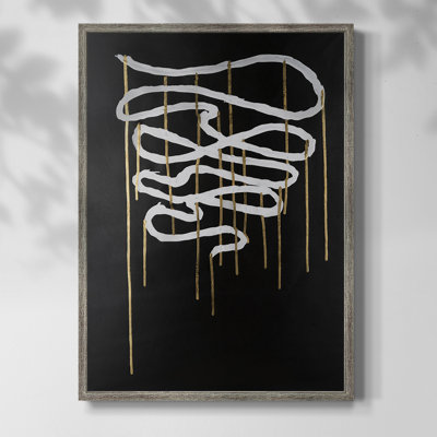 «Weeping Ribbon II», reproduction encadrée - bois massif