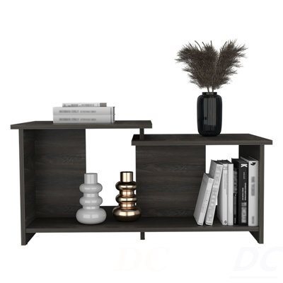 Wema 3 Coffee Table, Lower Open Shelf -Espresso, Table