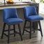 Tabouret de comptoir pivotant 26 po Keyisha-660786449-660786448