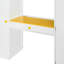 Lit mezzanine double avec escalier de rangement-2067928554