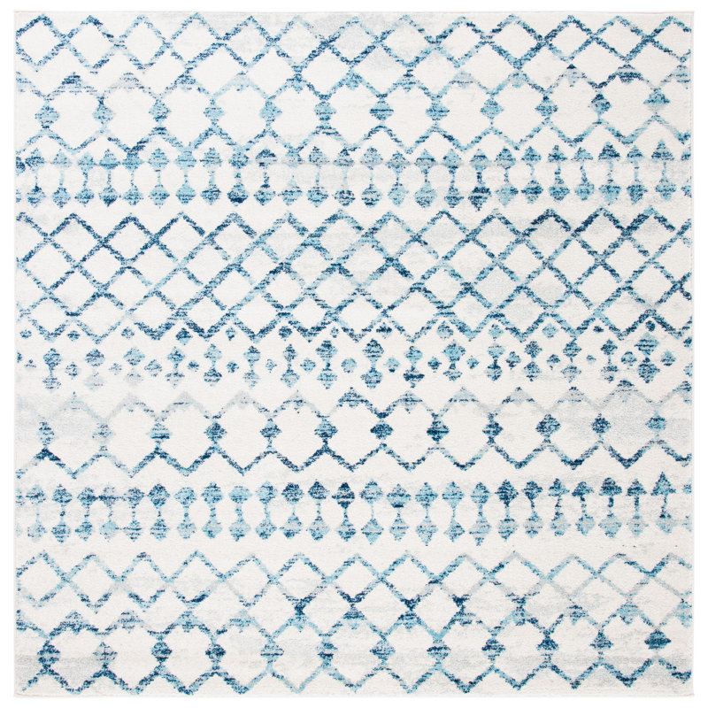 Vahan Performance Southwestern Rug, Square 6'7"