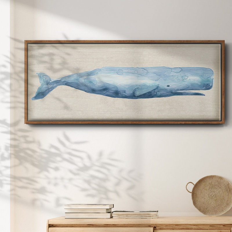 Baleine rustique I, H 8 po x l 20 po x P 1,5 po, Noyer