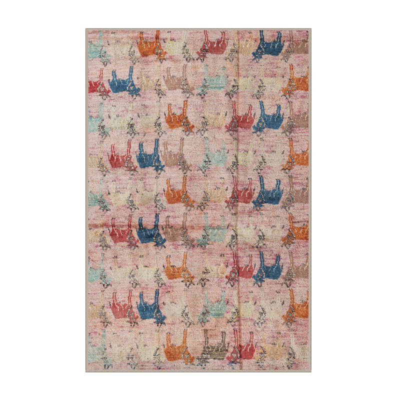 Tapis abstrait moderne 4415, Rectangle 7 pi x 10 pi