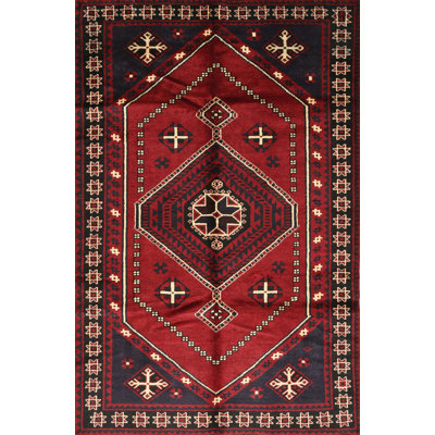 Tapis rouge / noir Southwestern
