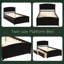 Lit plateforme simple avec deux tiroirs-405435531
