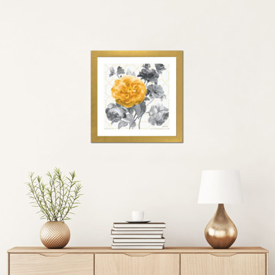 «Geometric Watercolor Floral II» par Danhui Nai, reproduction d'art