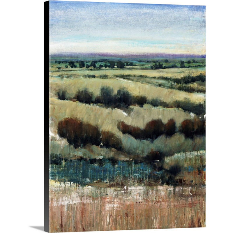 « vista visions i », peinture sur toile, Toile tendue, H 24 po x l 18 po x p 1,25 po