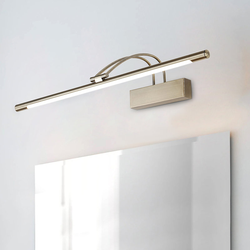 Éclairage pour salle de bain 1 lumière DEL Hyler, Argent, 15W
