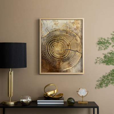 ABSTRACT Series CXCI Framed Print - Solid Wood