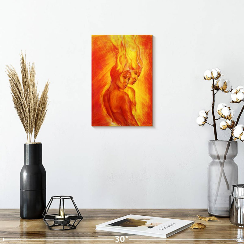 Leisha Shango Flames, 12" H x 8" W