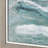 Sunshine Glare on The Waves a Hand Embelished Textured Canvas-124192837
