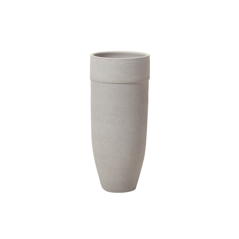 Ceramic / Porcelain Floor Vase, Grey, 60" H x 24" W x 24" D