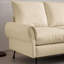 Canapé modulaire 81 po beige avec méridienne réversible, aspect cuir technique contemporain-808905960-808905962