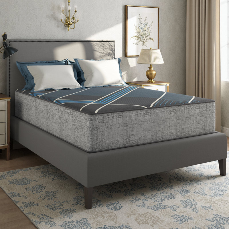 13 Inch Twin Hybrid Mattress with Advanced Cooling Gel Foam & Steel Coils - Firm Support, Motion Isolation, Enhanced Edge Support