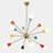 12-Light Colorful Sputnik Chandelier