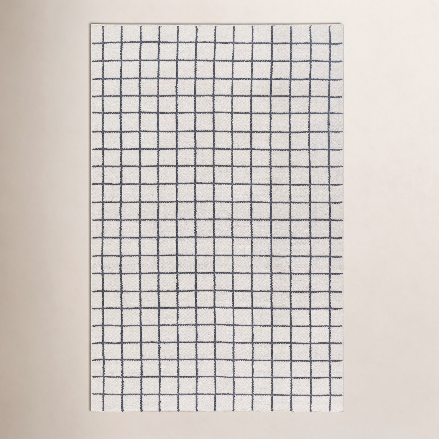 Jefferson Hand-Woven Plaid Rug, Rectangle 5' x 8'
