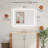 Cardier Front and Backlit Wall Mount Bathroom LED Vanity Mirror with 3-Color Adjustment, Shatterproof, Tempered Glass-957155361-957346279
