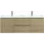 Meuble-lavabo mural moderne avec 2 lavabos et meuble-lavabo mural Modern-1534987836