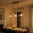 Modern 3-Light 39.37" Linear Kitchen Island Chandelier With Clear Glass Shades-1271548379