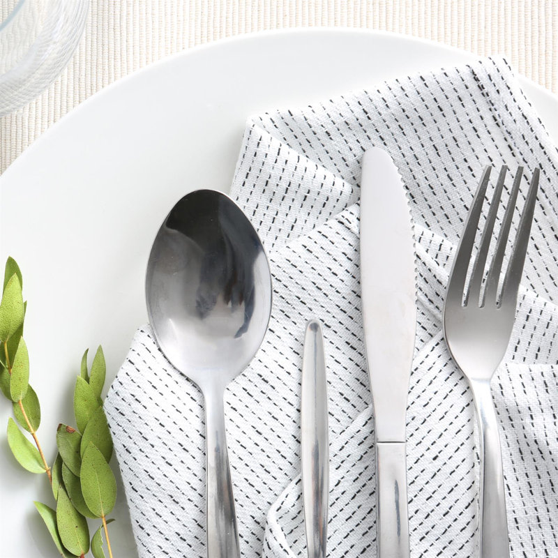 Argon Tableware - Stainless Steel Dessert Spoons