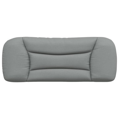 Coussin de tête de lit vidaXL gris clair tissu Hvar 100 cm