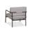 Melea 4 Piece Deep Seating Set, Grey