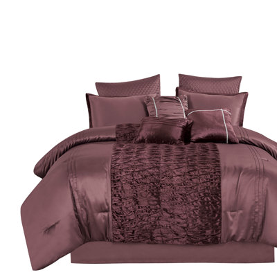Ena 9 Pieces Lux Comforter Set