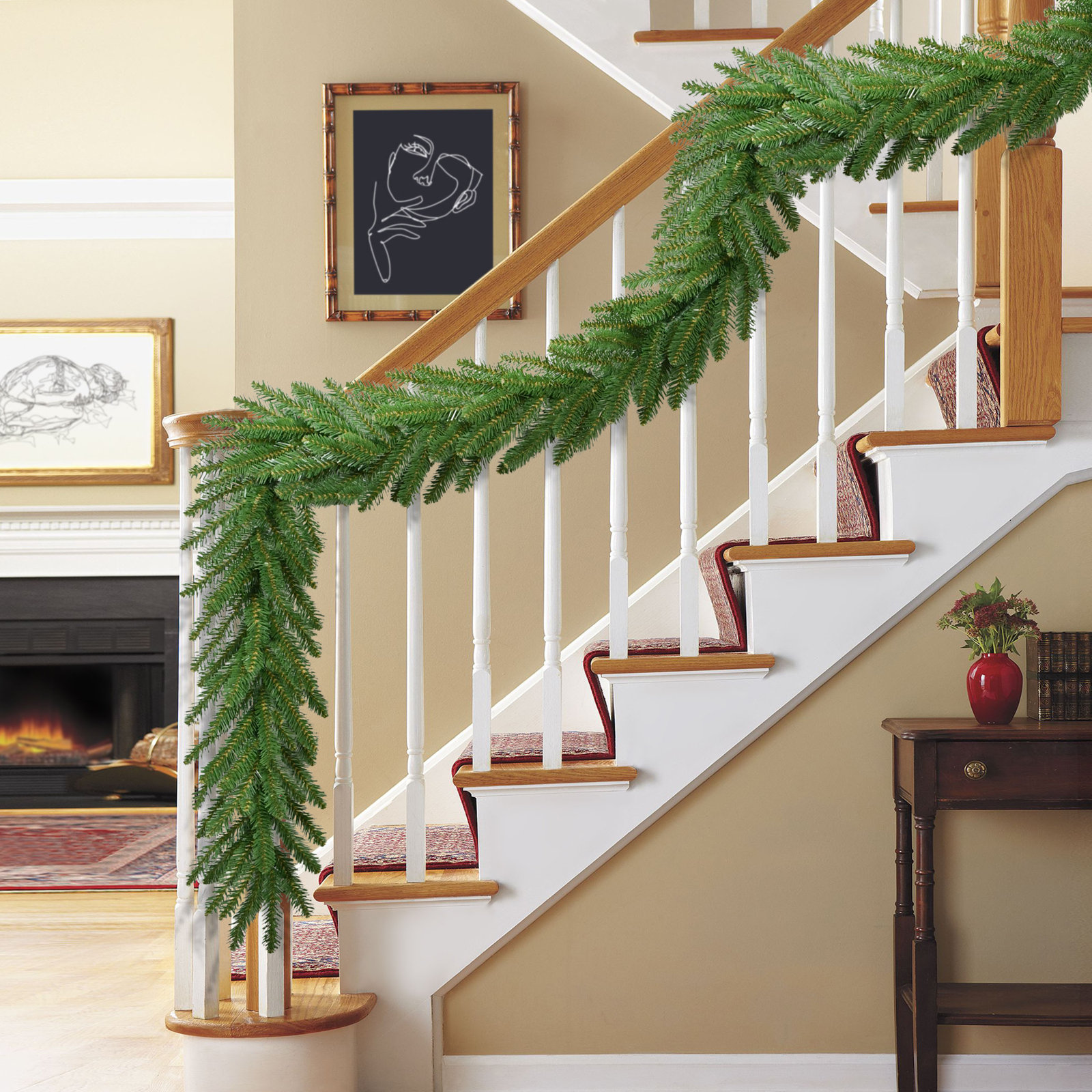 Mountain View Spruce Artificial Green Christmas Garland