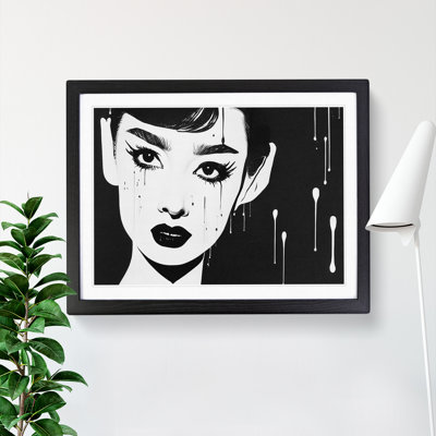 Monochrome Woman Vol.2 - Framed Print