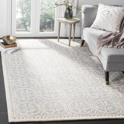 Luka Damask Wool Hand Woven Area Rug