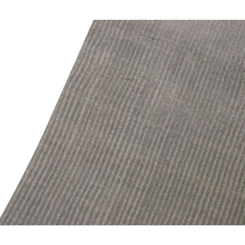 High-Quality Hand-Knotted Grey And Brown Area Rug