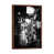 Classic Brown Wood Floater Framed