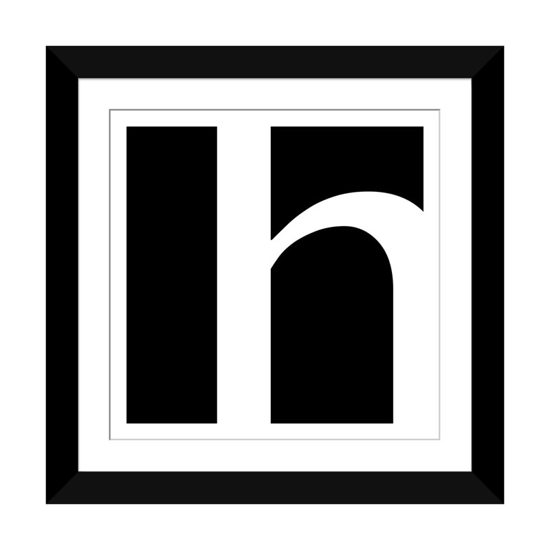" H1 ", Fine Art Paper, 24" H x 24" W x 1" D