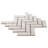 Aspera 12.72 In. X 13.53 In. Herringbone Matte Porcelain Mosaic Floor And Wall Tile (10.71 Sq. Ft. / Case)-123537176