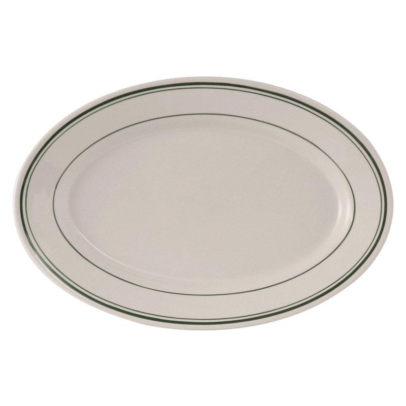 Tuxton Green Bay Vitrified China Platter