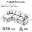 Canapé modulaire de 105 po-131210478-131210485