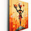 Horloge murale afro-américaine Tribal Goddess Rhythms-99633728