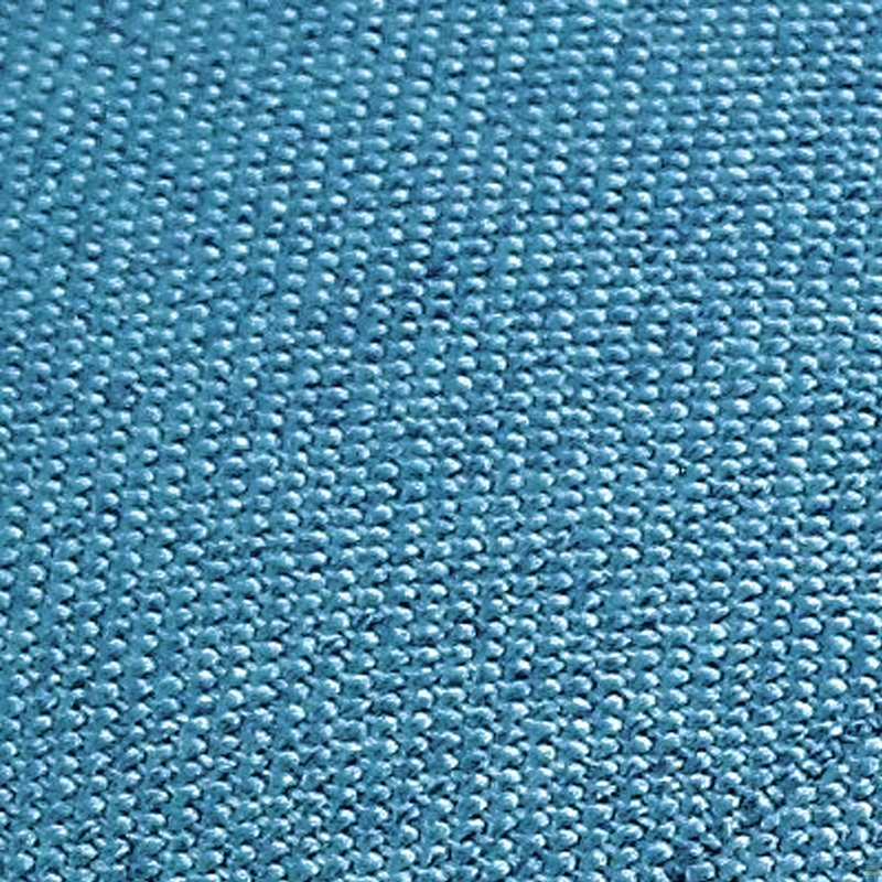 Banc rembourré bleu avec placage de chêne et coussin pratique de style traditionnel