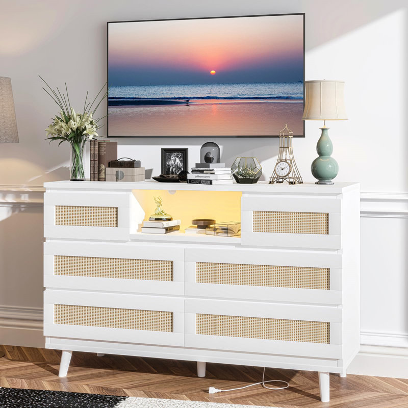 120 cm W Chest of 6 Drawers