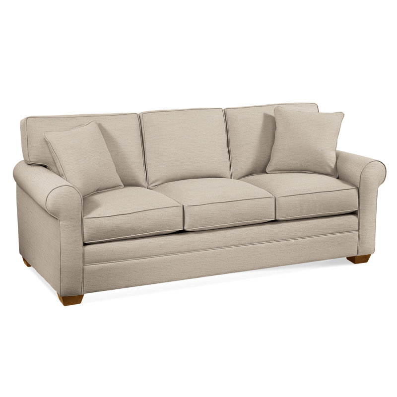 Canapé-lit Bedford, La Havane, Matelas Air Dream, Rayures bleues / beiges 0209-61