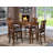 Barview - Person Solid Wood Solid Wood Top Four Leg Dining Set-1147357028