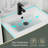 Breonica 24" Mid Century Modern Single Bathroom Vanity with Ceramic Sink Top, Zinc Alloy Faucet, Painted Surface-2106226848