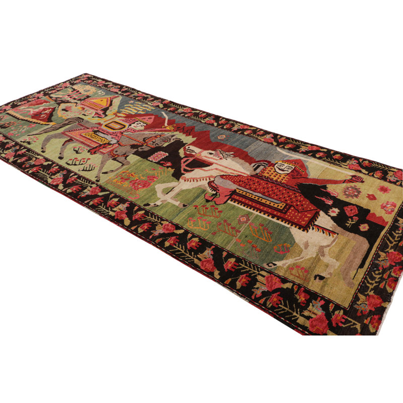 One-of-a-Kind 5' X 11'5" Hand Knotted Area Rug