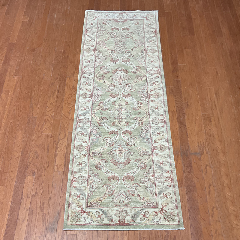  Handmade Oushak Wool Runner