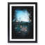 Lighthouse In Cape Elizabeth Maine Paint Splash - Picture Frame Graphic Art-56922891-56922890